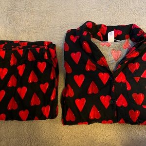 Victoria's Secret Heart Pajama Top